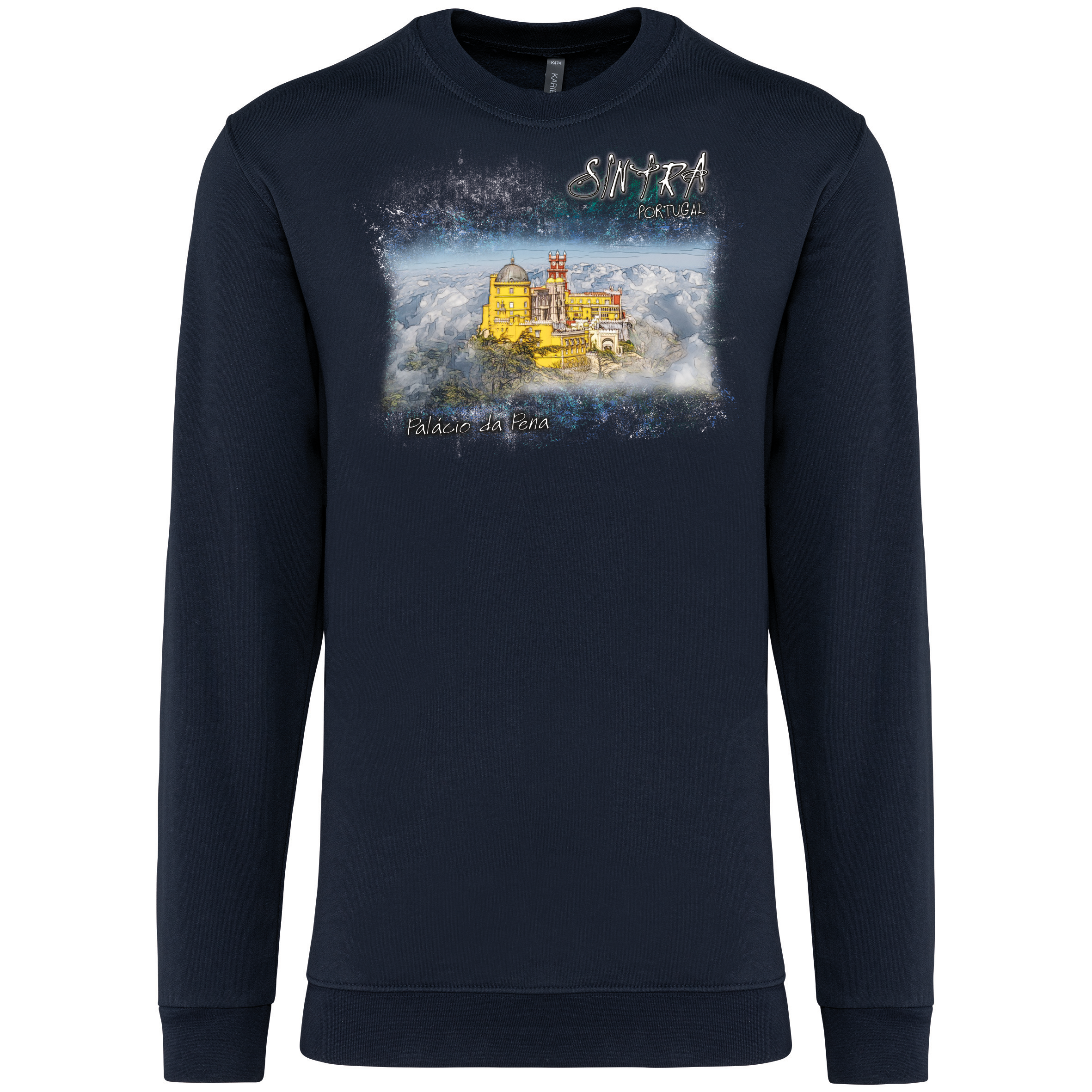 Sweatshirt Kariban sem Capuz Palácio da Pena
