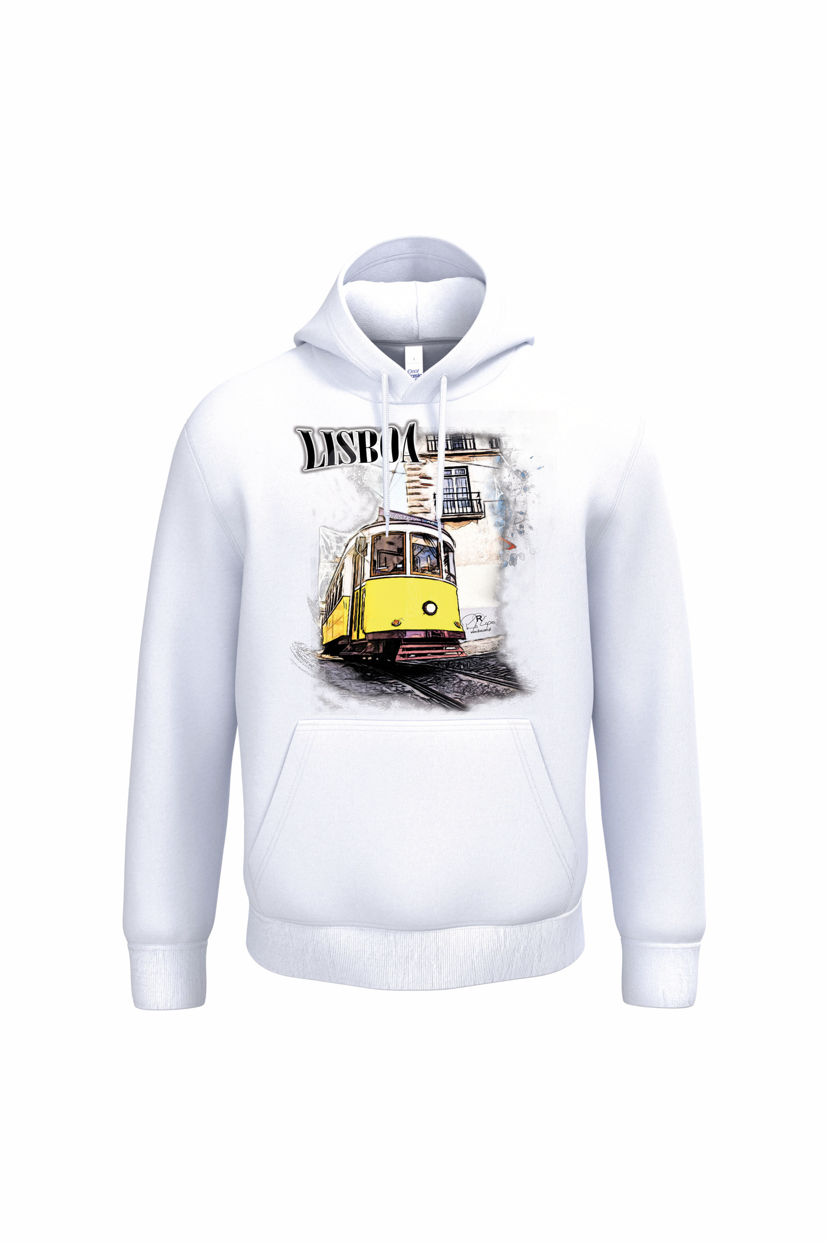 Sweatshirt Ideal com Capuz Crazy Tram