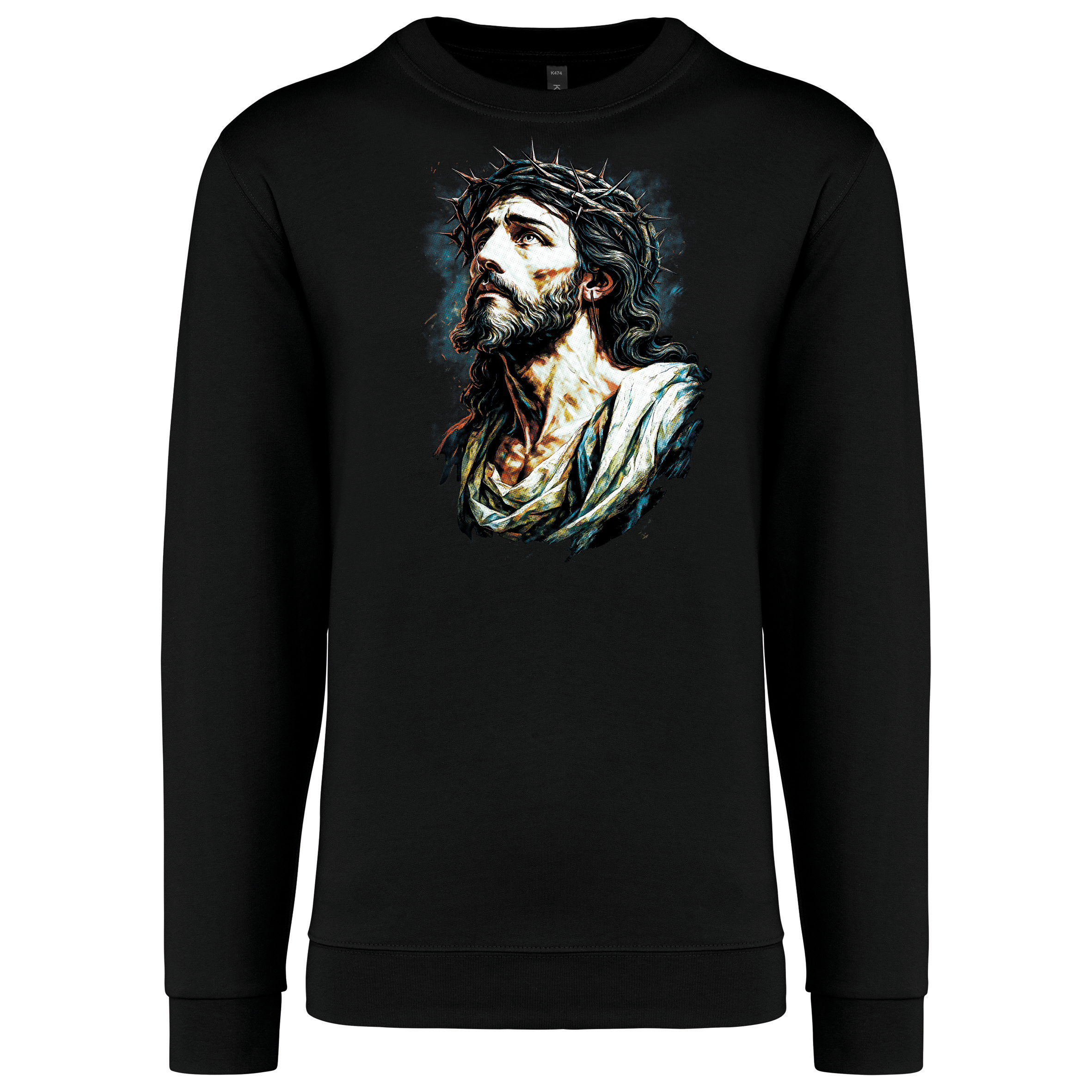 Sweatshirt Diva sem Capuz Jesus Cristo